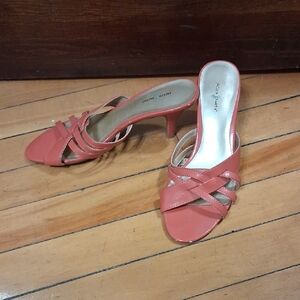 Jaclyn Smith Pink Strappy Sandals